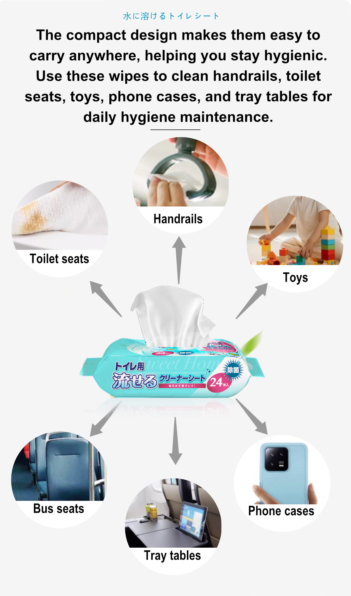 Condor Water-dispersible Toilet-cleaning Wipes-7